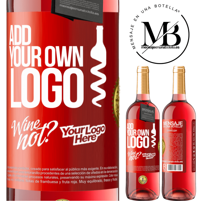 29,95 € Free Shipping | Rosé Wine ROSÉ Edition Add your own logo Red Label. Customizable label Young wine Harvest 2024 Tempranillo