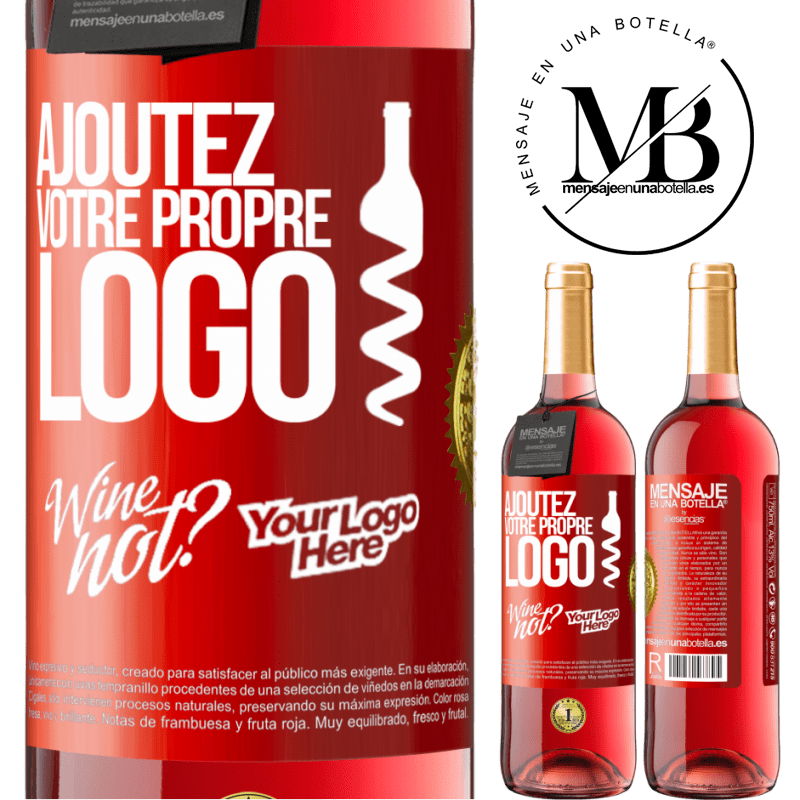 29,95 € Envoi gratuit | Vin rosé Édition ROSÉ Ajoutez votre propre logo Étiquette Rouge. Étiquette personnalisable Vin jeune Récolte 2023 Tempranillo