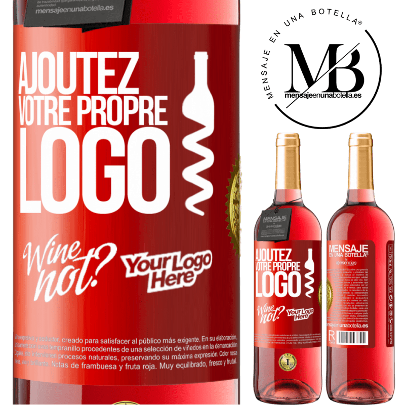 29,95 € Envoi gratuit | Vin rosé Édition ROSÉ Ajoutez votre propre logo Étiquette Rouge. Étiquette personnalisable Vin jeune Récolte 2024 Tempranillo