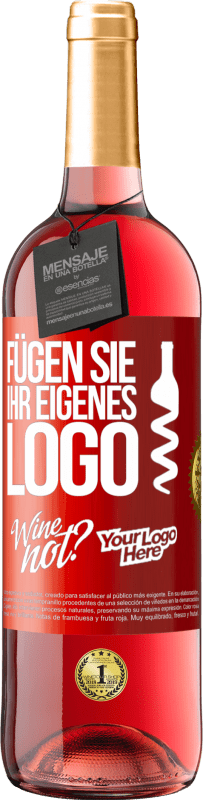 29,95 € | Roséwein ROSÉ Ausgabe Füge dein eigenes Logo hinzu Rote Markierung. Anpassbares Etikett Junger Wein Ernte 2023 Tempranillo
