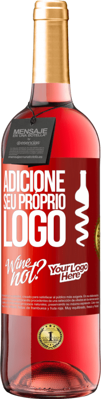 29,95 € | Vinho rosé Edição ROSÉ Adicione seu próprio logo Etiqueta Vermelha. Etiqueta personalizável Vinho jovem Colheita 2023 Tempranillo