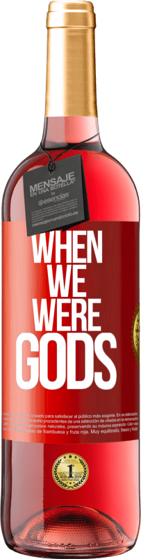 29,95 € | Rosé Wine ROSÉ Edition When we were gods Red Label. Customizable label Young wine Harvest 2024 Tempranillo