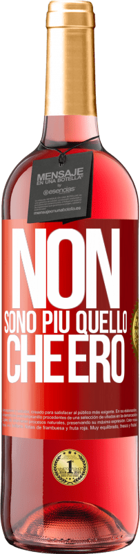 29,95 € Spedizione Gratuita | Vino rosato Edizione ROSÉ Non sono più quello che ero Etichetta Rossa. Etichetta personalizzabile Vino giovane Raccogliere 2025 Tempranillo