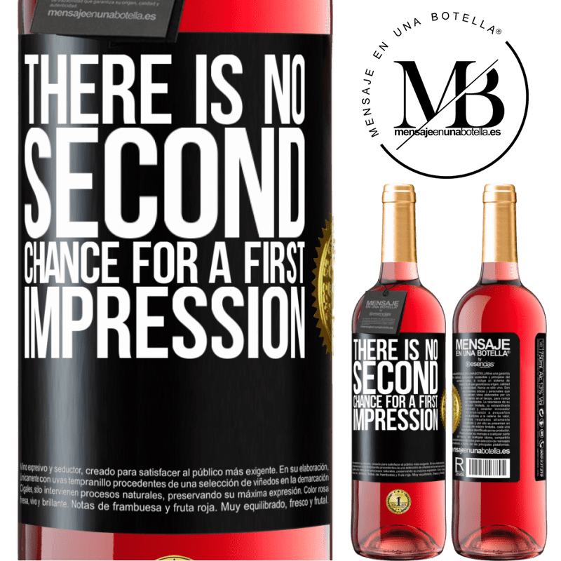 24,95 € Free Shipping | Rosé Wine ROSÉ Edition There is no second chance for a first impression Black Label. Customizable label Young wine Harvest 2021 Tempranillo