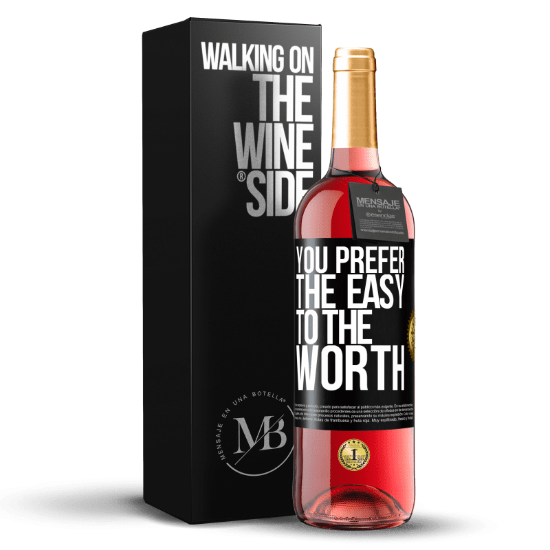 29,95 € Free Shipping | Rosé Wine ROSÉ Edition You prefer the easy to the worth Black Label. Customizable label Young wine Harvest 2025 Tempranillo