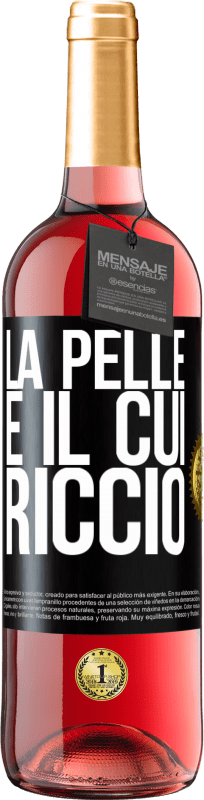 29,95 € | Vino rosato Edizione ROSÉ La pelle è il cui riccio Etichetta Nera. Etichetta personalizzabile Vino giovane Raccogliere 2025 Tempranillo