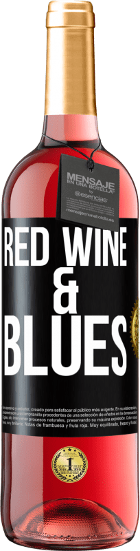 29,95 € | Vino rosato Edizione ROSÉ Red wine & Blues Etichetta Nera. Etichetta personalizzabile Vino giovane Raccogliere 2025 Tempranillo