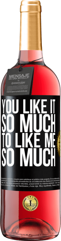 29,95 € | Розовое вино Издание ROSÉ Ты так сильно любишь меня Черная метка. Настраиваемая этикетка Молодое вино Урожай 2025 Tempranillo