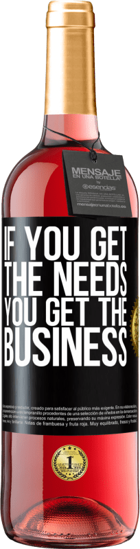 «If you get the needs, you get the business» ROSÉ Edition