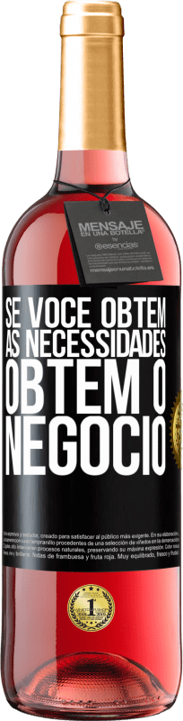 29,95 € Envio grátis | Vinho rosé Edição ROSÉ Se você obtém as necessidades, obtém o negócio Etiqueta Preta. Etiqueta personalizável Vinho jovem Colheita 2024 Tempranillo