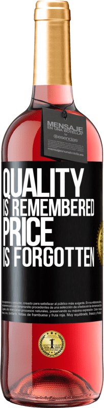 29,95 € | 桃红葡萄酒 ROSÉ版 记住质量，忘记价格 黑标. 可自定义的标签 青年酒 收成 2023 Tempranillo