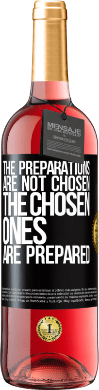 29,95 € Free Shipping | Rosé Wine ROSÉ Edition The preparations are not chosen, the chosen ones are prepared Black Label. Customizable label Young wine Harvest 2023 Tempranillo
