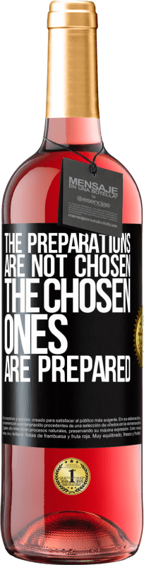 29,95 € | Rosé Wine ROSÉ Edition The preparations are not chosen, the chosen ones are prepared Black Label. Customizable label Young wine Harvest 2024 Tempranillo