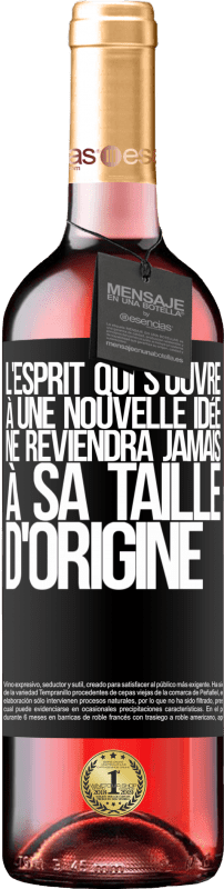 29,95 € | Vin rosé Édition ROSÉ L'esprit qui s'ouvre à une nouvelle idée ne reviendra jamais à sa taille d'origine Étiquette Noire. Étiquette personnalisable Vin jeune Récolte 2024 Tempranillo