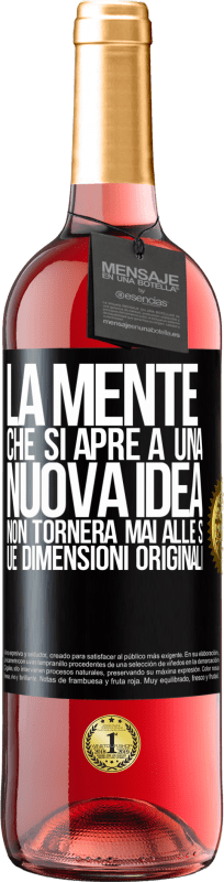 29,95 € | Vino rosato Edizione ROSÉ La mente che si apre a una nuova idea non tornerà mai alle sue dimensioni originali Etichetta Nera. Etichetta personalizzabile Vino giovane Raccogliere 2025 Tempranillo