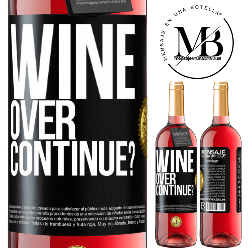 24,95 € Free Shipping | Rosé Wine ROSÉ Edition Wine over. Continue? Black Label. Customizable label Young wine Harvest 2021 Tempranillo