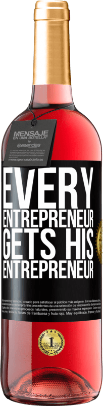 29,95 € | Rosé Wine ROSÉ Edition Every entrepreneur gets his entrepreneur Black Label. Customizable label Young wine Harvest 2024 Tempranillo