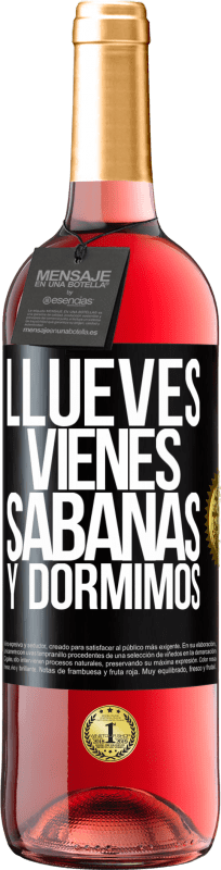 29,95 € | 桃红葡萄酒 ROSÉ版 Llueves, vienes, sábanas y dormimos 黑标. 可自定义的标签 青年酒 收成 2023 Tempranillo