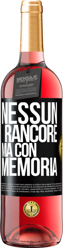 29,95 € | Vino rosato Edizione ROSÉ Nessun rancore, ma con memoria Etichetta Nera. Etichetta personalizzabile Vino giovane Raccogliere 2024 Tempranillo