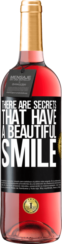 29,95 € | Rosé Wine ROSÉ Edition There are secrets that have a beautiful smile Black Label. Customizable label Young wine Harvest 2023 Tempranillo