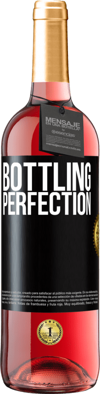 29,95 € Бесплатная доставка | Розовое вино Издание ROSÉ Bottling perfection Черная метка. Настраиваемая этикетка Молодое вино Урожай 2025 Tempranillo