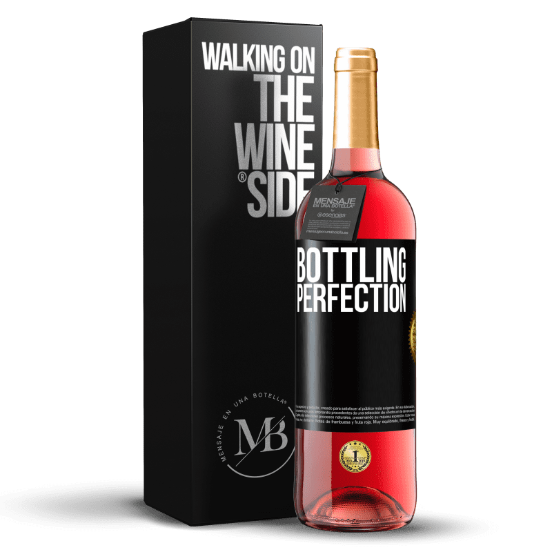 29,95 € Free Shipping | Rosé Wine ROSÉ Edition Bottling perfection Black Label. Customizable label Young wine Harvest 2023 Tempranillo