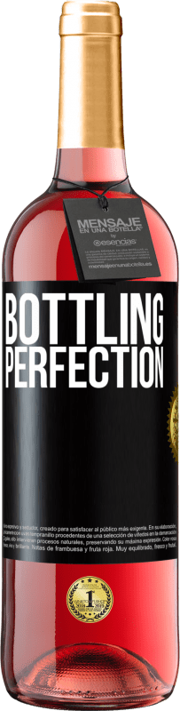 29,95 € | Vin rosé Édition ROSÉ Bottling perfection Étiquette Noire. Étiquette personnalisable Vin jeune Récolte 2023 Tempranillo