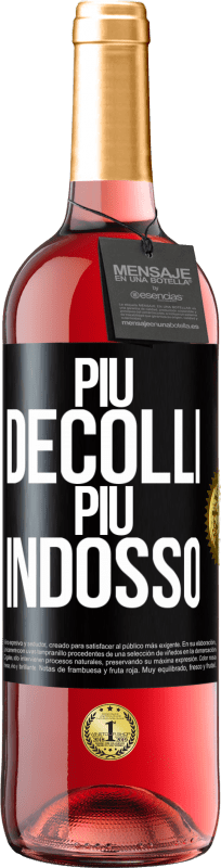 29,95 € | Vino rosato Edizione ROSÉ Più decolli, più indosso Etichetta Nera. Etichetta personalizzabile Vino giovane Raccogliere 2023 Tempranillo