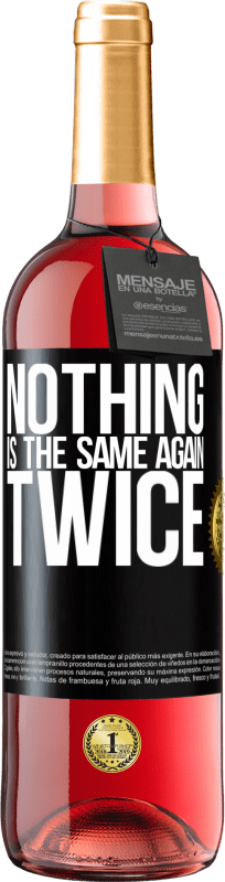 Free Shipping | Rosé Wine ROSÉ Edition Nothing is the same again twice Black Label. Customizable label Young wine Harvest 2023 Tempranillo