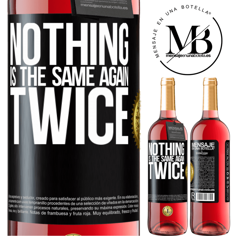 29,95 € Free Shipping | Rosé Wine ROSÉ Edition Nothing is the same again twice Black Label. Customizable label Young wine Harvest 2021 Tempranillo