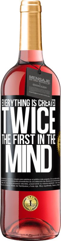 29,95 € | Rosé Wine ROSÉ Edition Everything is created twice. The first in the mind Black Label. Customizable label Young wine Harvest 2023 Tempranillo