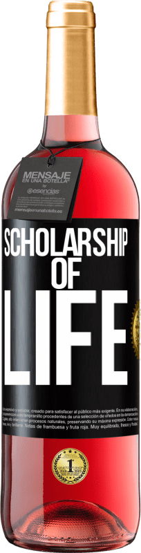 29,95 € | Rosé Wine ROSÉ Edition Scholarship of life Black Label. Customizable label Young wine Harvest 2023 Tempranillo