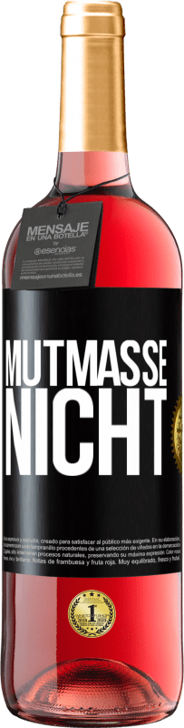 29,95 € | Roséwein ROSÉ Ausgabe Mutmaße nicht Schwarzes Etikett. Anpassbares Etikett Junger Wein Ernte 2023 Tempranillo