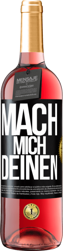 29,95 € | Roséwein ROSÉ Ausgabe Mach mich Deinen Schwarzes Etikett. Anpassbares Etikett Junger Wein Ernte 2023 Tempranillo