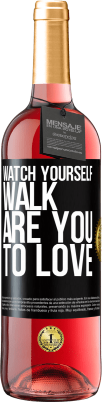 29,95 € | Rosé Wine ROSÉ Edition Watch yourself walk. Are you to love Black Label. Customizable label Young wine Harvest 2023 Tempranillo