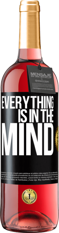29,95 € | 桃红葡萄酒 ROSÉ版 一切都在脑海中 黑标. 可自定义的标签 青年酒 收成 2023 Tempranillo