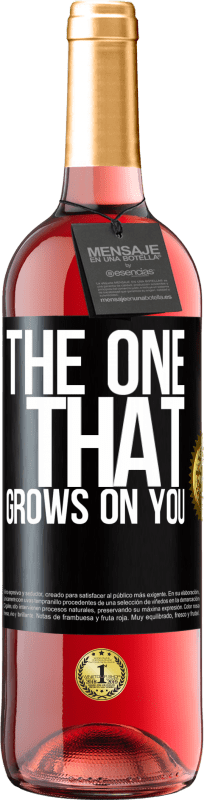 29,95 € | Розовое вино Издание ROSÉ The one that grows on you Черная метка. Настраиваемая этикетка Молодое вино Урожай 2024 Tempranillo