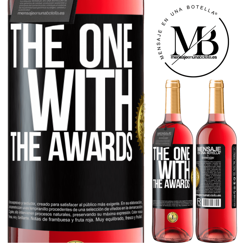 29,95 € Free Shipping | Rosé Wine ROSÉ Edition The one with the awards Black Label. Customizable label Young wine Harvest 2021 Tempranillo