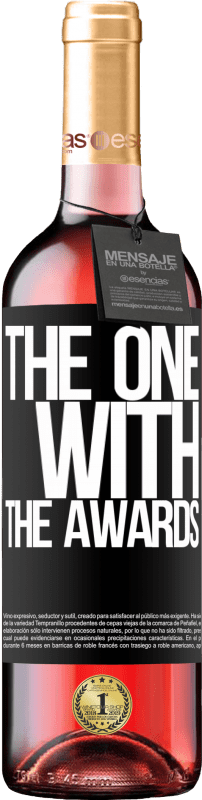 29,95 € Envoi gratuit | Vin rosé Édition ROSÉ The one with the awards Étiquette Noire. Étiquette personnalisable Vin jeune Récolte 2025 Tempranillo