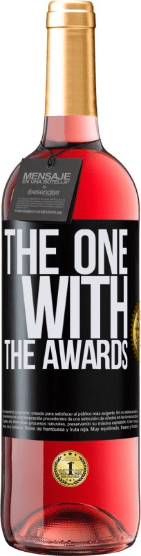 29,95 € Kostenloser Versand | Roséwein ROSÉ Ausgabe The one with the awards Schwarzes Etikett. Anpassbares Etikett Junger Wein Ernte 2023 Tempranillo