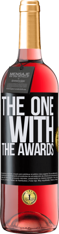 29,95 € | Roséwein ROSÉ Ausgabe The one with the awards Schwarzes Etikett. Anpassbares Etikett Junger Wein Ernte 2025 Tempranillo