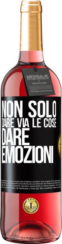 29,95 € | Vino rosato Edizione ROSÉ Non solo dare via le cose, dare emozioni Etichetta Nera. Etichetta personalizzabile Vino giovane Raccogliere 2024 Tempranillo