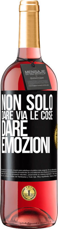 29,95 € Spedizione Gratuita | Vino rosato Edizione ROSÉ Non solo dare via le cose, dare emozioni Etichetta Nera. Etichetta personalizzabile Vino giovane Raccogliere 2025 Tempranillo