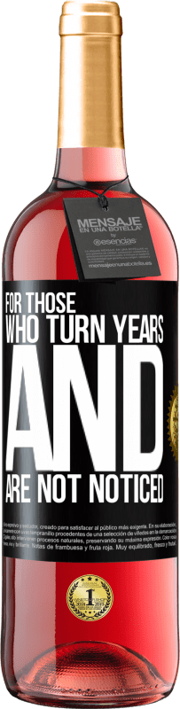 29,95 € | 桃红葡萄酒 ROSÉ版 对于那些年复一年而没有被注意的人 黑标. 可自定义的标签 青年酒 收成 2023 Tempranillo