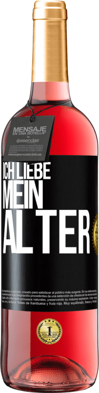 29,95 € | Roséwein ROSÉ Ausgabe Ich liebe mein Alter Schwarzes Etikett. Anpassbares Etikett Junger Wein Ernte 2023 Tempranillo