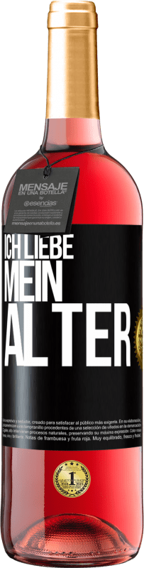 29,95 € | Roséwein ROSÉ Ausgabe Ich liebe mein Alter Schwarzes Etikett. Anpassbares Etikett Junger Wein Ernte 2024 Tempranillo