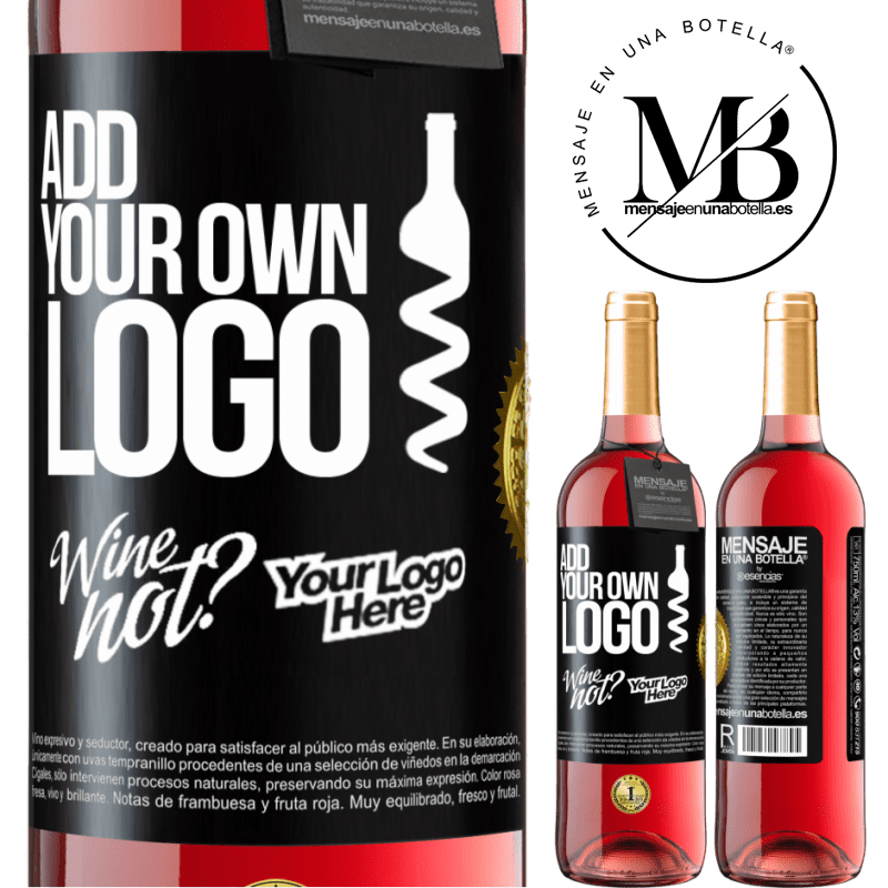 24,95 € Free Shipping | Rosé Wine ROSÉ Edition Add your own logo Black Label. Customizable label Young wine Harvest 2021 Tempranillo