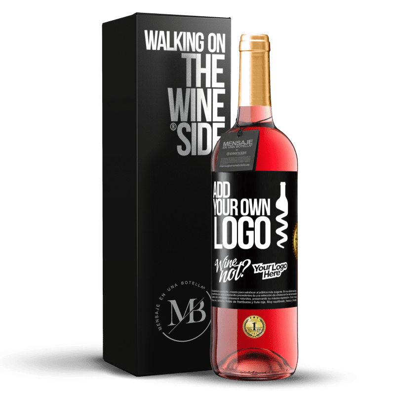 29,95 € Free Shipping | Rosé Wine ROSÉ Edition Add your own logo Black Label. Customizable label Young wine Harvest 2024 Tempranillo