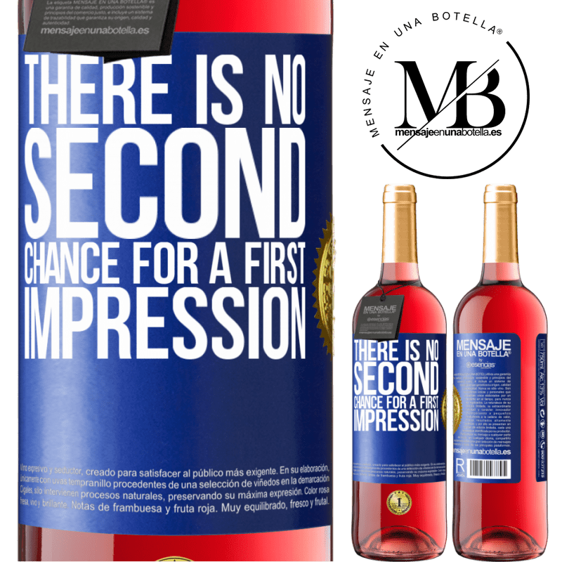 29,95 € Free Shipping | Rosé Wine ROSÉ Edition There is no second chance for a first impression Blue Label. Customizable label Young wine Harvest 2021 Tempranillo