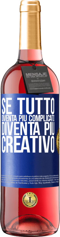 «Se tutto diventa più complicato, diventa più creativo» Edizione ROSÉ
